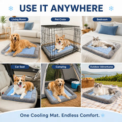 Cooling Pet Mat – Instant Cooling Dog & Cat Bed