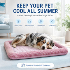 Cooling Pet Mat – Instant Cooling Dog & Cat Bed