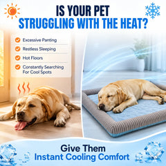 Cooling Pet Mat – Instant Cooling Dog & Cat Bed