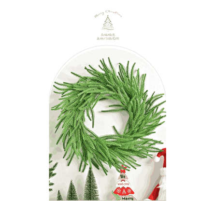 Premium Norfolk Pine Garland & Wreath | Joyful Greenery & Holiday Outdoor Decor