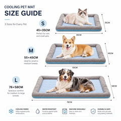 Cooling Pet Mat – Instant Cooling Dog & Cat Bed