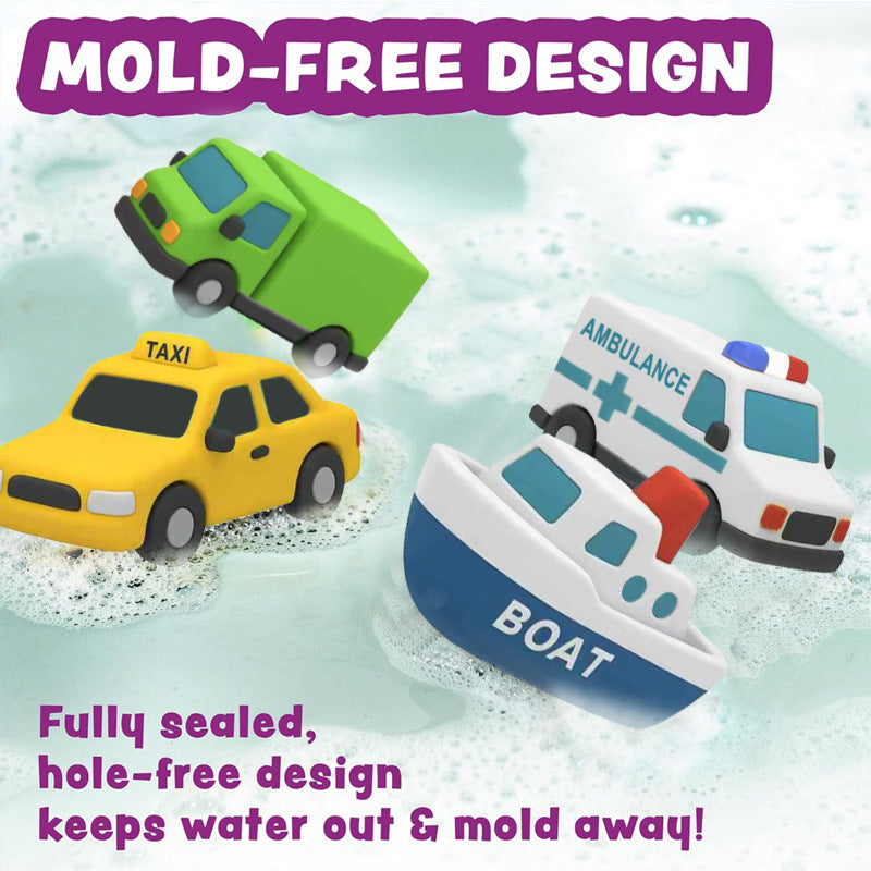 Light Up Bath Toys for Toddlers 1-3 (6 Pack)