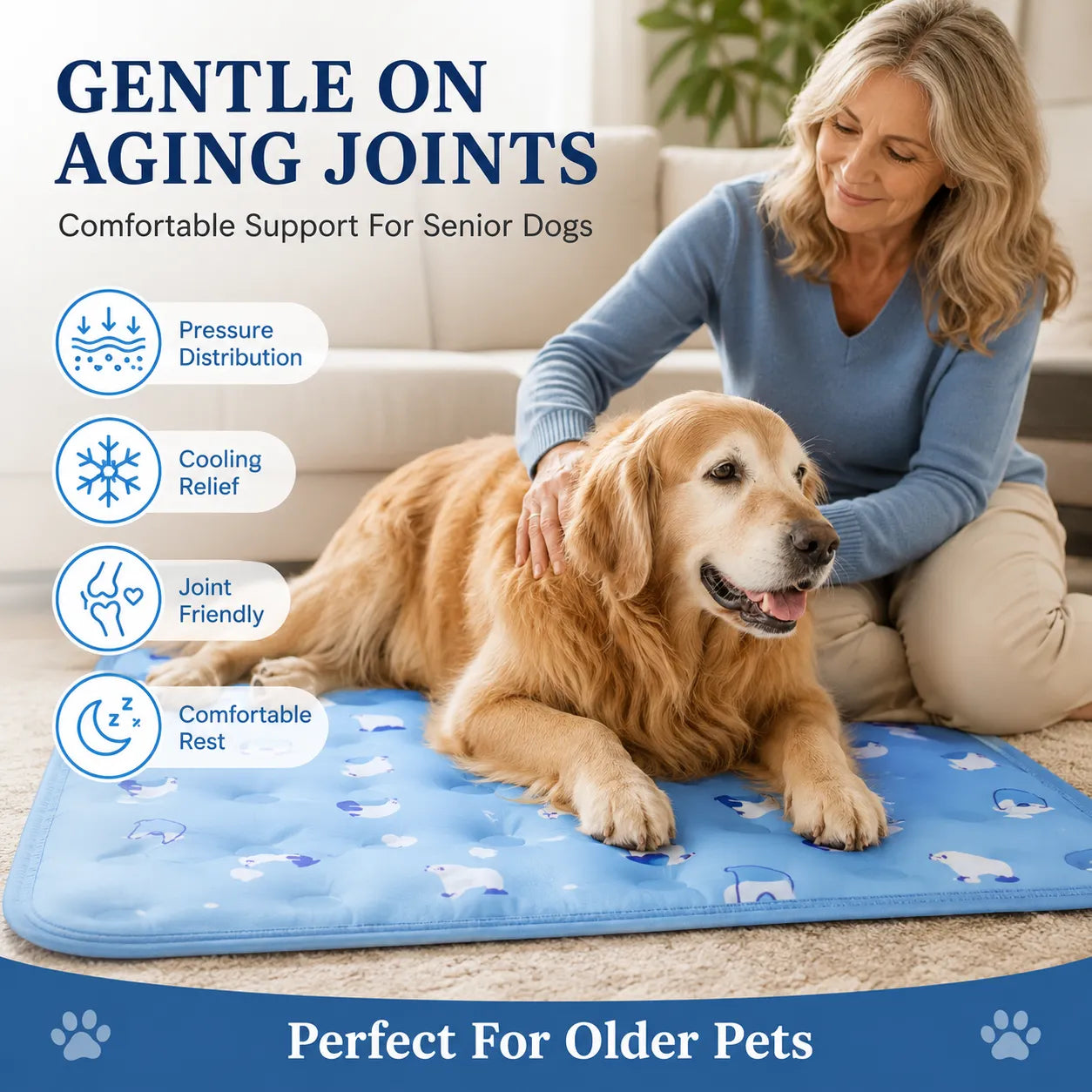 lynadora™ Self-Cooling Pet Mat