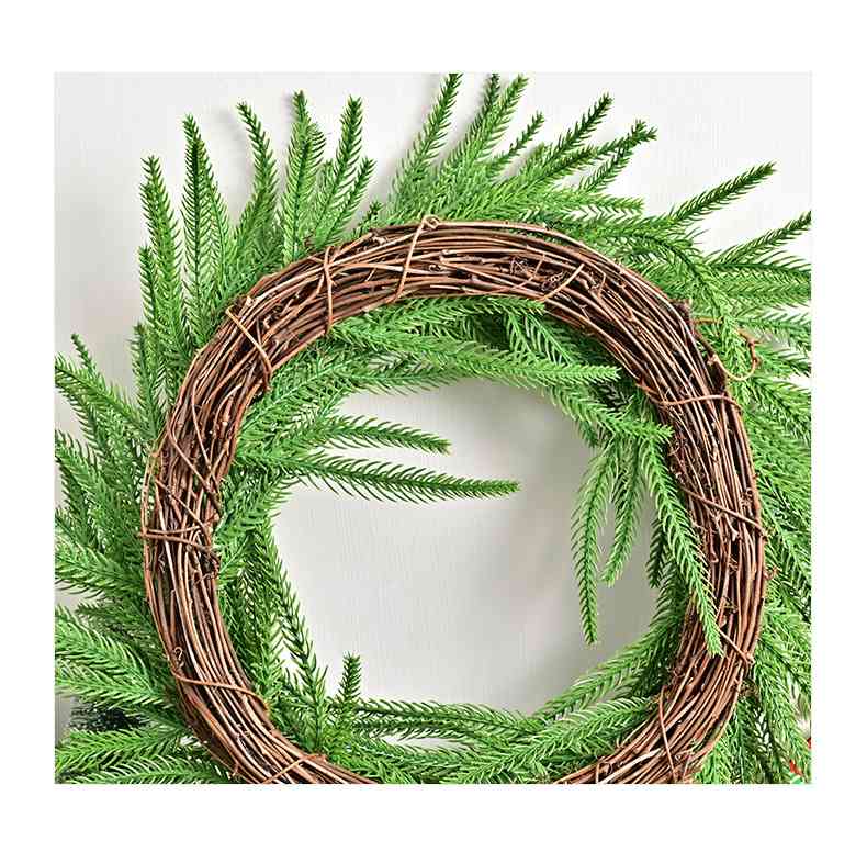 Premium Norfolk Pine Garland & Wreath | Joyful Greenery & Holiday Outdoor Decor