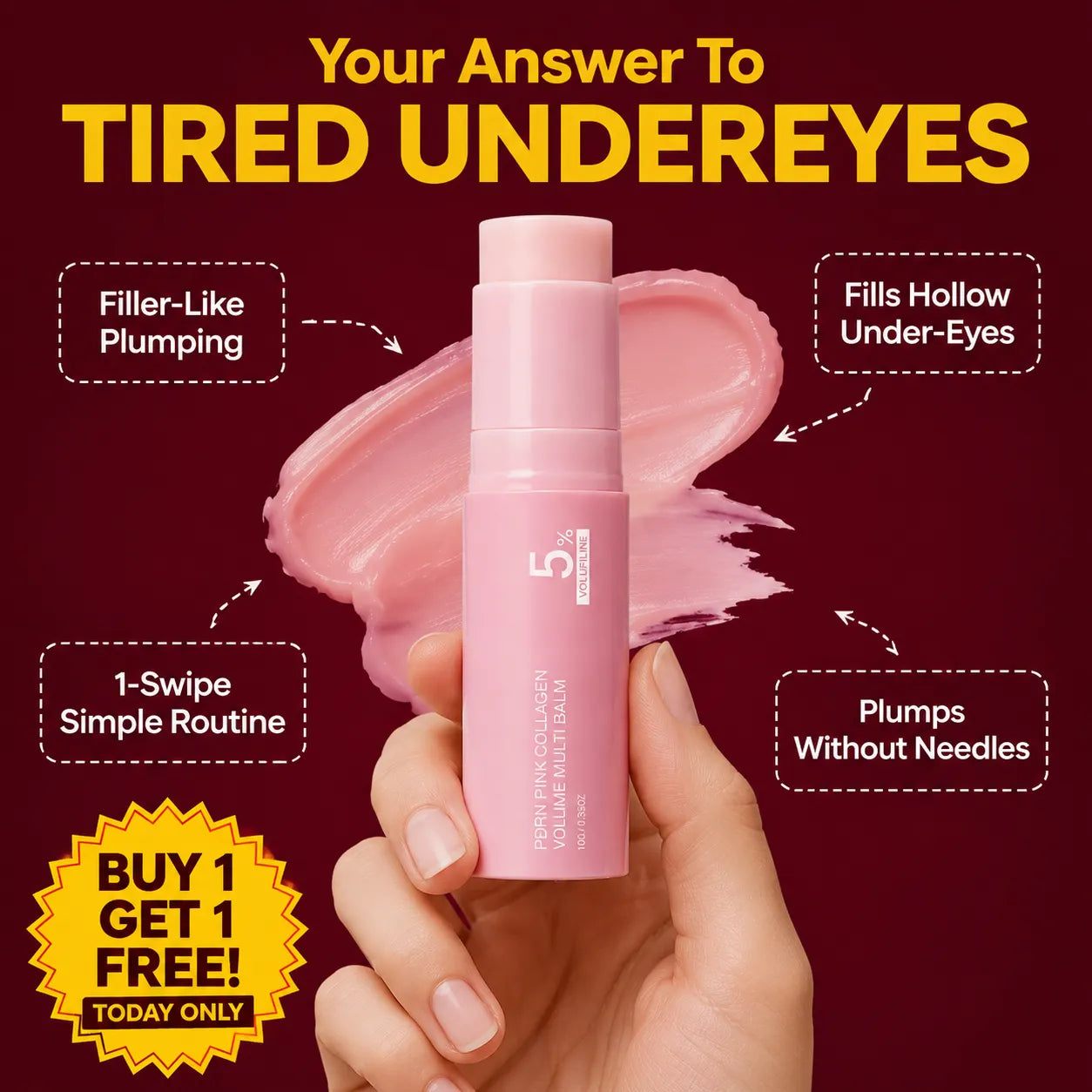 Dermatologist Approved Plumping Cream – Needle-Free Volume in 14 Days